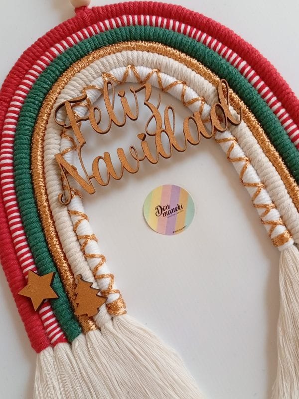 Arcoiris Navideño puerta - Imagen 4